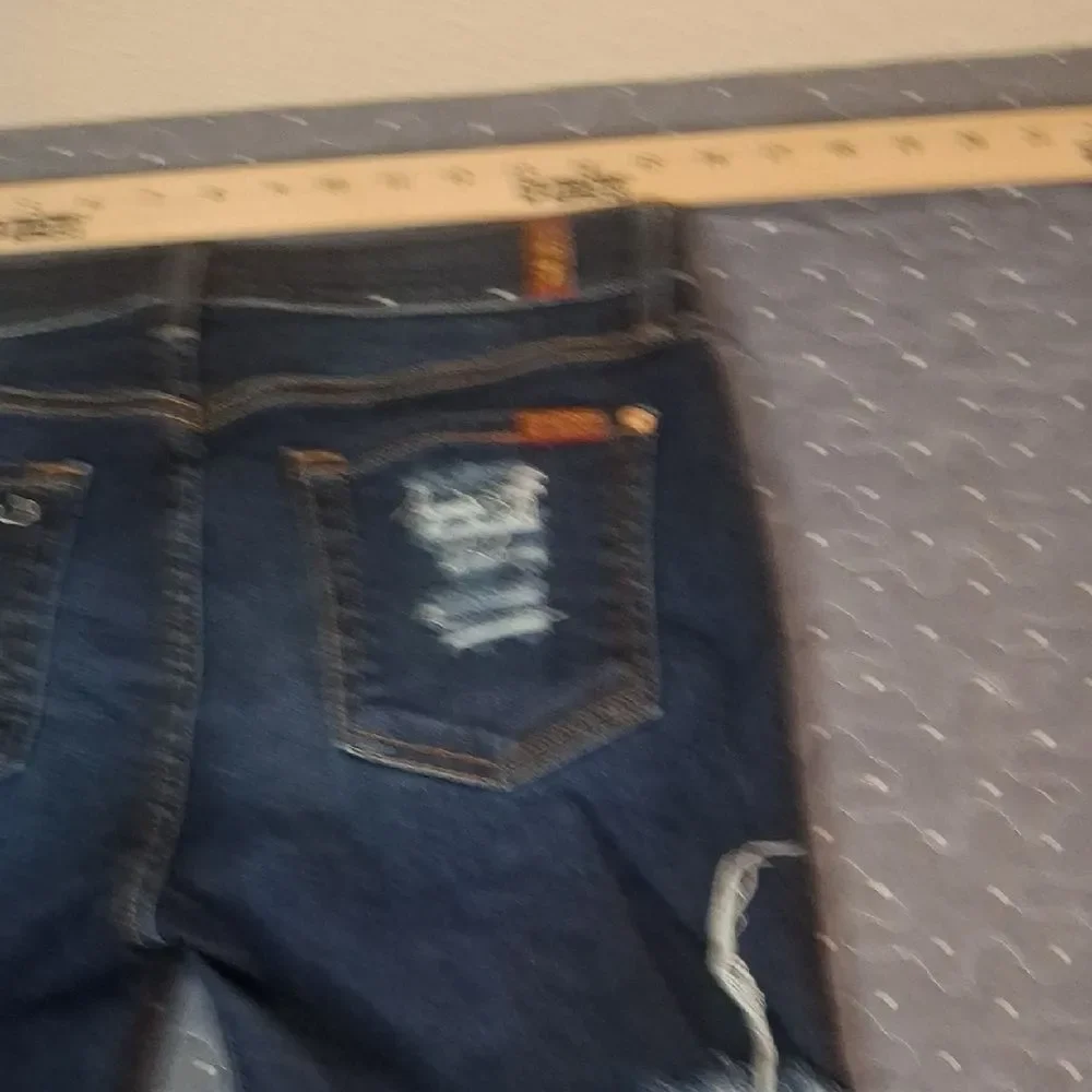 Cut off Distressed Denim Women Shorts size 31